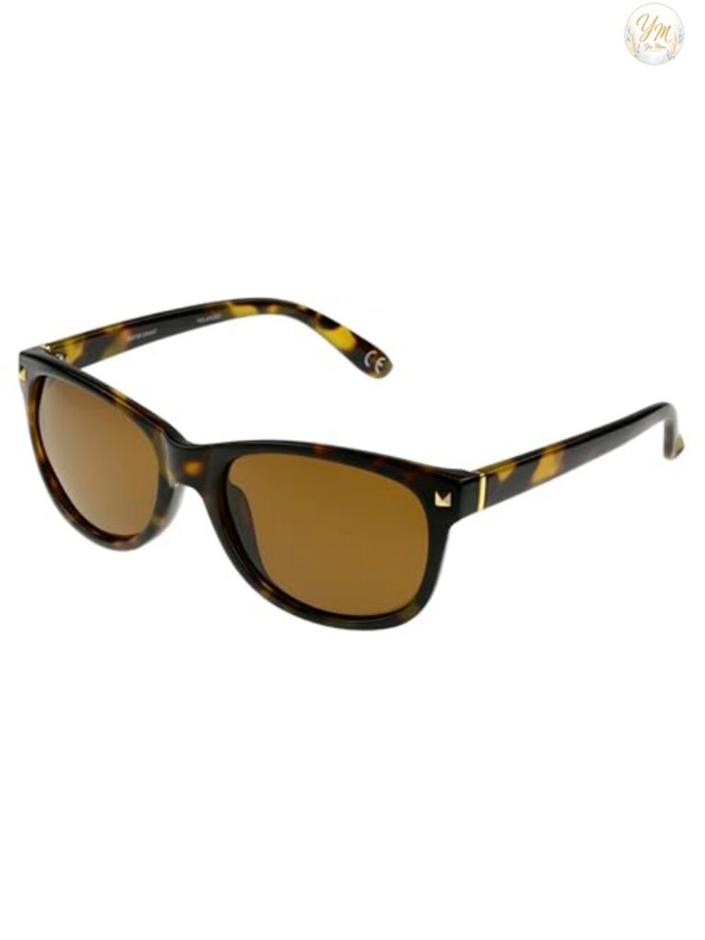 Polarized Square Sunglasses for Women - UV Protection, Plastic Frame